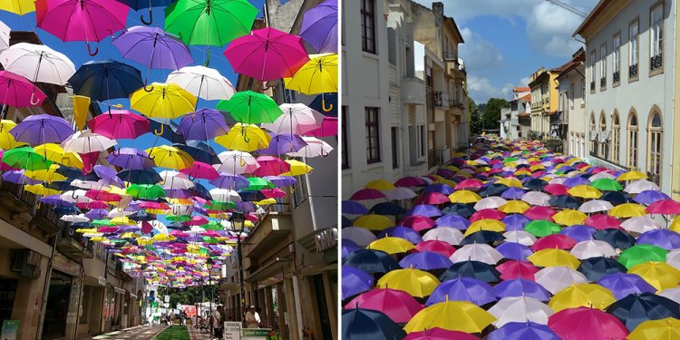 Hundreds of Umbrellas Once