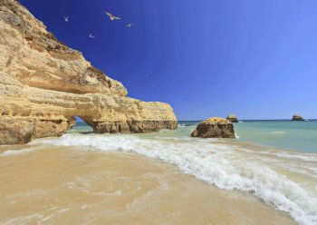 Praia da Rocha, a relatively tranquil beach in the Algarve © Ljupco/iStock/Thinkstock